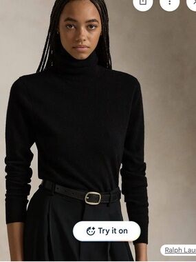Polo Ralph Lauren Slim-Fit Cashmere Turtleneck.